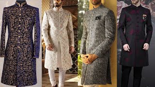 Designer Sherwani For Groom  Wedding Sherwani Design  Latest Sherwani Design For Men [upl. by Modnar]