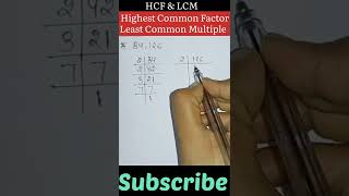 HCF amp LCM  How to find LCM with HCF maths [upl. by Coral219]