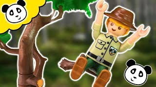 ⭕ PLAYMOBIL Kita  Förster stürzt vom Baum  Playmobil Film [upl. by Annaicul]