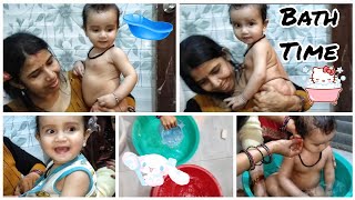 How to bath baby Easily and Safely 8months old Bathing Vlog Video🧖‍♀️ youtubevideos vlogs [upl. by Inness]