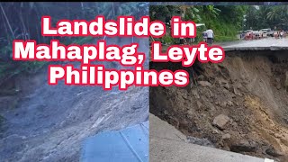 Landslide in Mahaplag Leyte Philippines due to heavy Rain [upl. by Semaj]