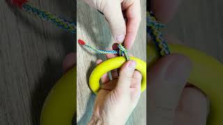 How to securely tie a rope to a gymnastics ring [upl. by Deroo]