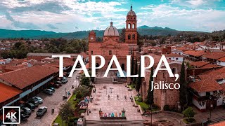 Caminando por el Pueblo Mágico de TAPALPA Jalisco en Día Lluvioso  4k [upl. by Garrity]