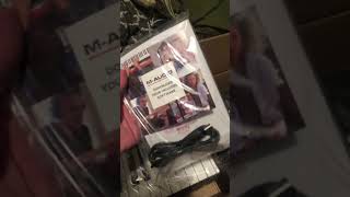 MAudio Keystation 88 Mk3 Unboxing MIDI CONTROLLER SemiWeighted [upl. by Retsehc896]