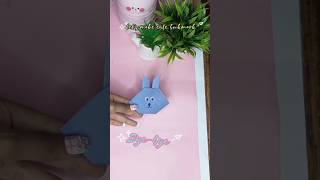 DIY Bookmark 🦊shorts youtubeshorts craft cute bookmark [upl. by Resarf]