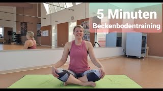 5 Minuten Beckenbodentraining [upl. by Ehgit686]