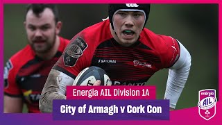 City of Armagh v Cork Constitution  EnergiaAIL Highlights Mens Div 1A Rd 6 [upl. by Casar385]