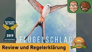 Flügelschlag Kennerspiel des Jahres 2019  Brettspiel  Review [upl. by Eboh]