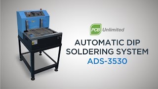 ADS3530C  Auto Dip Soldering Machine [upl. by Ammej965]