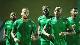 AFCON Qualifiers  Super Eagles hold first training session as they prepare to face Benin Republic [upl. by Notnel250]