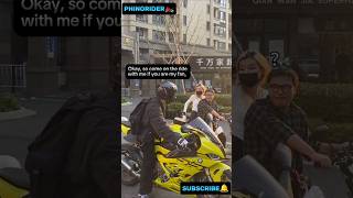 His Girlfriend❤️Is Going On A Ride With Me🔥🔥🏍️short race ktm motovlog couple phinorider [upl. by Theobald]