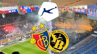 FC Basel vs YB  Stadionvlog  EINAZIGRTIGE CHOREO VON BASEL🤩👏 YB WEITERHIN TABELLENSCHLUSSLICHT😮🤔 [upl. by Kcarb]