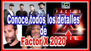 Factor X 202O Conozca a los Nuevos Jurados y Presentadores Factor X Colombia [upl. by Pine]