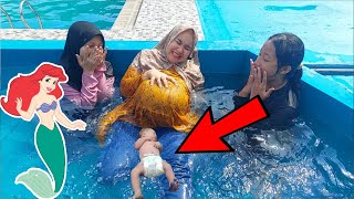 KAGET TIBATIBA KONTRAKSI MAMAH LENNY HAMIL MELAHIRKAN BAYI DI KOLAM RENANG [upl. by Mcloughlin]