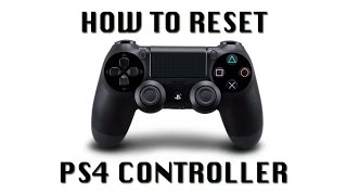 How to Reset PS4 Controller [upl. by Robinet166]