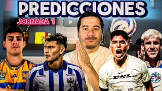 PREDICCIONES JORNADA 1  LIGA MX CL24 [upl. by Malva]