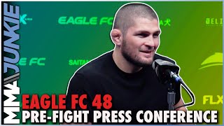 Eagle FC 48 Junior dos Santos vs Yorgan de Castro prefight press conference [upl. by Doehne788]