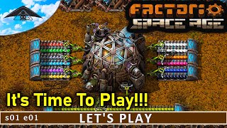 Its Time To Play 😺  Factorio Space Age s01 e01 [upl. by Xela]