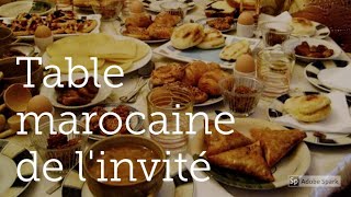 Table marocaine de linvité [upl. by Aicyle992]