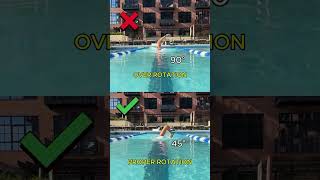 Over Rotation vs Proper Rotation swimming [upl. by Frohne]