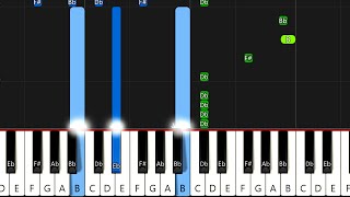 Jim Yosef  Canary  Piano Tutorial  Piano Cover  Synthesia 🎹  Free MIDI Download [upl. by Ellenar954]