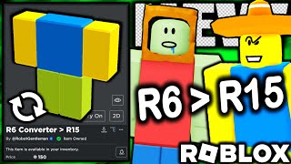 This layered clothing trick lets you become R6 in any game ROBLOX [upl. by Boleyn]