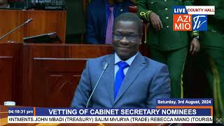 Energy CS Nominee Hon Opiyo Wandayi SPECTACULAR introduction that mesmerized the vetting committee [upl. by Ssecnirp]