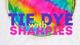 How to Tie Dye with Sharpies  CREATIVE BASICS Episode 8 [upl. by Aihcrop]