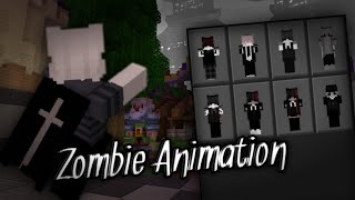 ✔️ 10 Skins With Zombie Animation  Minecraft 11922 [upl. by Arutnev397]