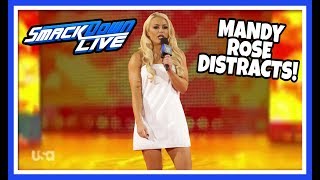 MANDY ROSE IN JUST A TOWEL reaction  WWE Smackdown Live Jan 8th 2019 [upl. by Aicekat799]