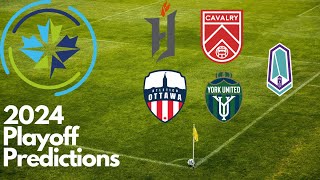 Canadian Premier League 2024 Playoff Predictions [upl. by Aan]