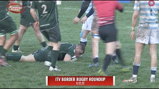 ITV BORDERS RUGBY ROUNDUP  HAWICK v EDINBURGH ACCIES  51222 [upl. by Hattie]