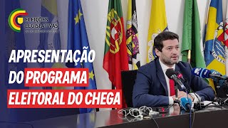 Apresentação do Programa Eleitoral do CHEGA [upl. by Brenna]