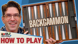 How To Play Backgammon Correctly  A Full Tutorial [upl. by Noislla]