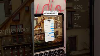 iPhone mirroring on Macbook😍 macos macossequoia macfeatures macbooktips macbookair applemac [upl. by Ardnod]