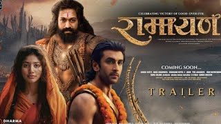 Ramayana movie trailer 2024 रामायण।।Ranbir Kapoor sai pallavi  Bobby Deol ramayana trending [upl. by Bihas]