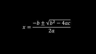 The Quadratic Formula Song  With Harmony [upl. by Lennie]