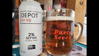 Depot No 90 Smooth amp Creamy Bitter 2 ABV Sainsburys [upl. by Trevlac]