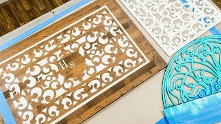 How To  Paige Hemmis DIY Doormat Wall Art  Home amp Family [upl. by Craner]