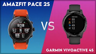 Amazfit Pace 2s vs Garmin Vivoactive 4S Comparison [upl. by Dyke650]