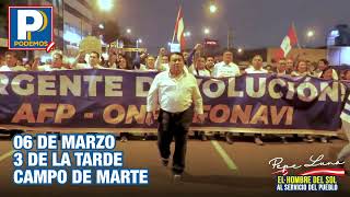 GRAN MARCHA POR NUESTROS DERECHOS ¡06 DE MARZO 3PM CAMPO DE MARTE [upl. by Philps]