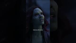 Thanos Sacrifices Gamora  Vormir Scene butmovie gamora avengers infinity war [upl. by Nesila465]