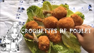 RECETTE DE CROQUETTES DE POULET [upl. by Anoli]