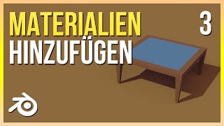 MATERIALIEN in Blender  Blender 28 Einsteiger Tutorial Deutsch  Part 3 [upl. by Adelaide]