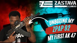 Unboxing My Zastava ZPAP 92 zpap92 ak47 akpistol zastava akguy [upl. by Marsden]