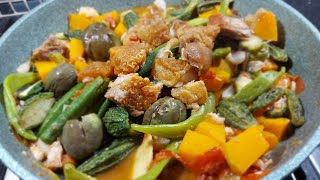 Pinakbet with Bagnet 🇵🇭  Pakbet  BEST EVER LUTONG BAHAY RECIPES [upl. by Sinaj]