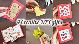 4 Creative DIY Paper Crafts for Thoughtful Gifts 🎁✨ [upl. by Madid]