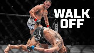 The Greatest UFC WALK OFF KNOCKOUTS 😡 [upl. by Nolahc500]