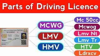 Types of Driving Licence in India 2024  Driving Licence Category amp Class of Vehicles in Hindi [upl. by Hui]