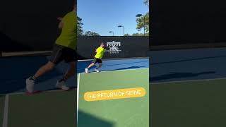 The return of serve technique The backhand return [upl. by Nrev]